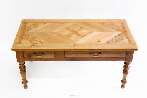 table basse merisier