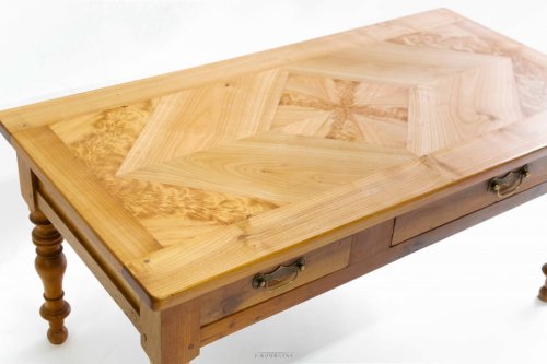 table basse merisier