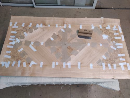 table basse merisier